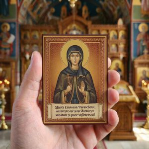 Magnet din lemn – Sfânta Cuvioasa Parascheva