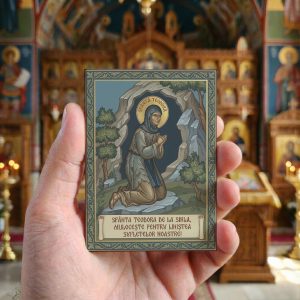Magnet din lemn – Sfânta Teodora de la Sihla