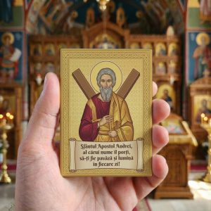 Magnet din lemn – Sfântul Andrei