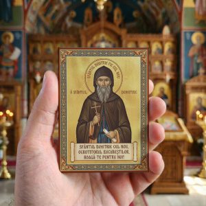 Magnet din lemn – Sfântul Dimitrie cel Nou