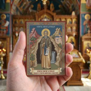 Magnet din lemn – Sfântul Ioan de la Prislop