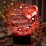 Placuta LED Trofeu Personalizat Cadou Iubit – Iubita