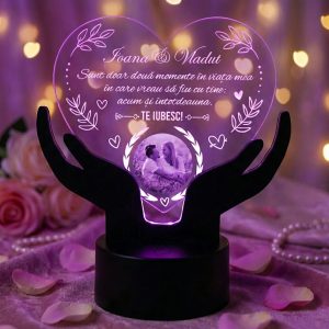 Trofeu LED – Cadou special pentru femeia iubita