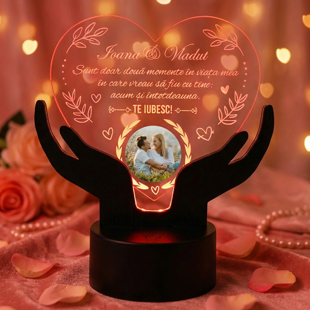 Trofeu LED - Cadou special pentru femeia iubita Trofeu LED - Cadou special pentru femeia iubita