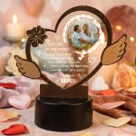 Trofeu Cu LED si poza personalizat – Cadou indragostiti