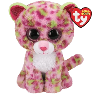 PLUS TY 24CM LEOPARD ROZ