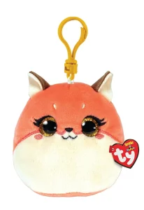 PLUS BRELOC TY 8.5CM SQUISHY BEANIES ROXIE VULPITA ROZ