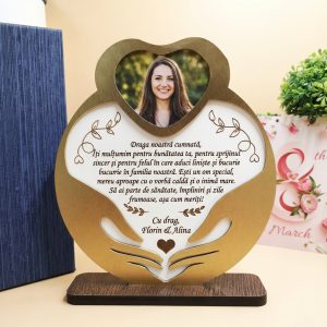 Trofeu personalizat – Cadou Pentru Cumnata de 8 Martie