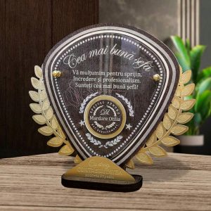 Trofeu personalizat – Cea Mai Buna Sefa