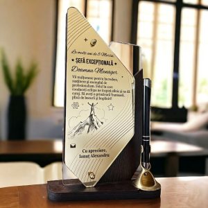 Trofeu personalizat – Sefa Exceptionala Cadou De 8 Martie