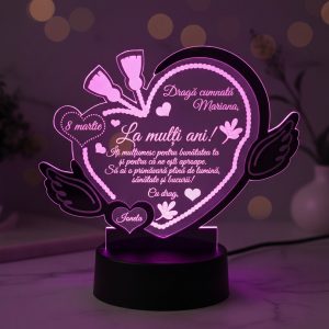 Trofeu Led Personalizat– Draga mea cumnata