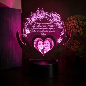 Trofeu Led Personalizat – Cadou 8 Martie Pentru Cumnata