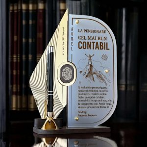 Trofeu Personalizat pentru Contabil – La pensionare