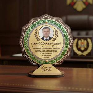 Trofeu Personalizat Cu Fotografie –  Trecerea In Rezerva