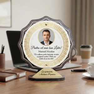 Trofeu Pentru Cel Mai Bun Lider Cu Fotografie