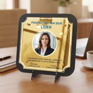 Placheta Pentru Cel Mai Bun Lider – Pentru Sefa