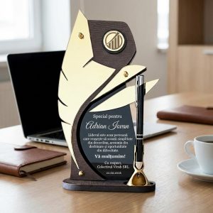 Trofeu Personalizat Premium – Pentru Lider