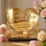 Trofeu Personalizat Inima – 8 Martie