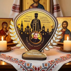 Trofeu Personalizat Pentru Preot