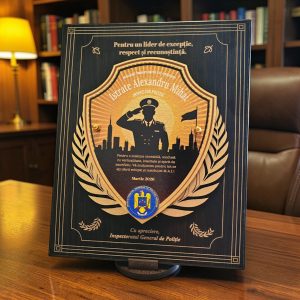Placheta Personalizata – Special pentru Inspector de Politie