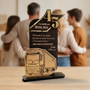 Trofeu Personalizat – La multi ani Tata – Sofer de Camion