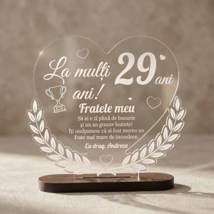 Trofeu personalizat pentru frate – La Multi Ani!