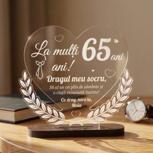 Trofeu personalizat pentru Socru – La Multi Ani!
