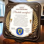 Trofeu Placheta Onorifica Personalizata – Subcomisar Politie