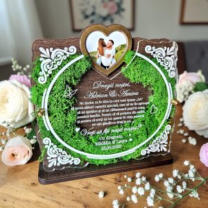 Trofeu cu licheni personalizat – Cererea nasilor