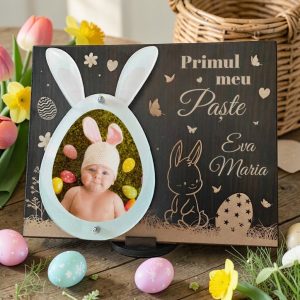 Placheta personalizata cu poza – Primul meu Paste