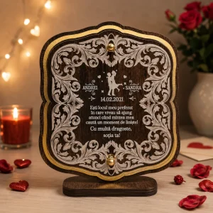 Trofeu Personalizat- Cadou pentru soț/soție