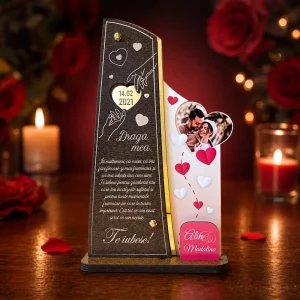 Trofeu personalizat - Multumesc ca existi