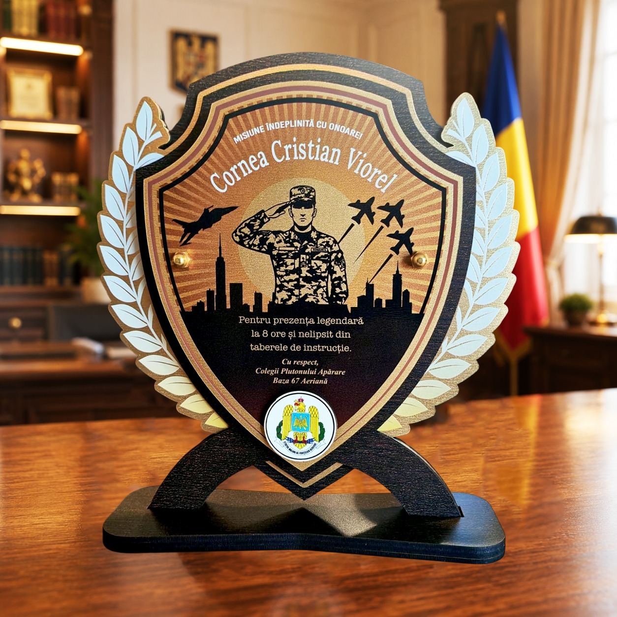 Cadou personalizat Forțele Aeriene pentru soldat