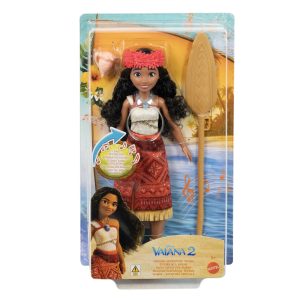 DISNEY PRINCESS 2 SET PAPUSA VAIANA MUZICALA CU ACCESORII