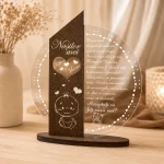 Cadou personalizat Trofeu – Placheta pentru nasii de botez