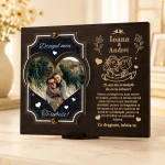 Placheta personalizata – Cadou Te iubesc!