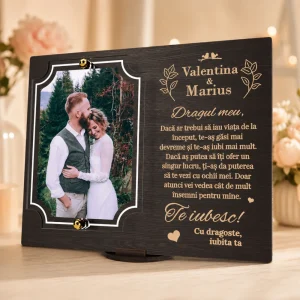 Placheta personalizata – Esti totul pentru mine