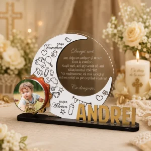 Trofeu personalizat cu boxa - Taiere mot