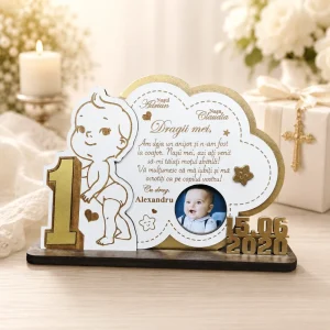 Trofeu personalizat - Taiere mot 1 an