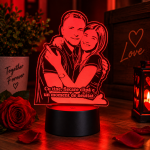 Lampă LED cu poză și mesaj personalizat 72957