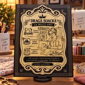 Cadou personalizat pentru soacră pasionată de croitorie