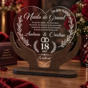 Trofeu aniversare casatorie 18 ani Nunta de Granat