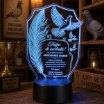 Lampă LED trofeu de excelență pentru columbofil