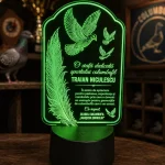 Lampă LED personalizată pentru sport columbofil