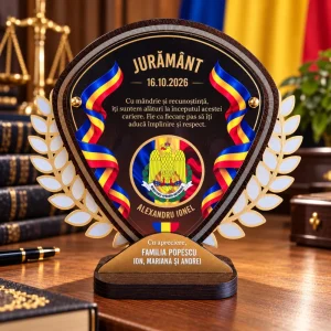 Cadou personalizat pentru jurământ militar MApN
