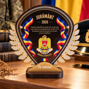 Trofeu jurământ pentru maiștri militari și subofițeri