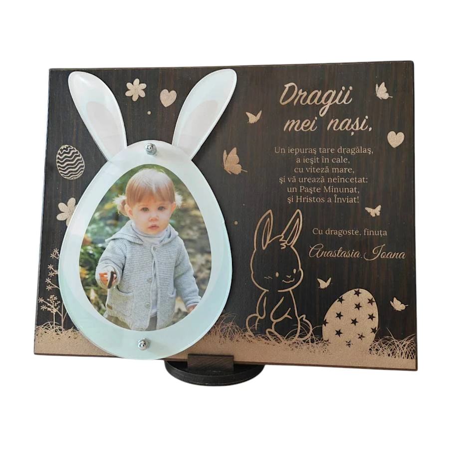 Placheta personalizata de Paste – pentru nasi