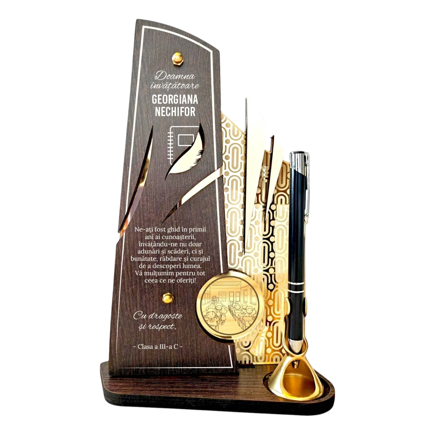 Cadou personalizat cu pix – Special pentru doamna invatatoare