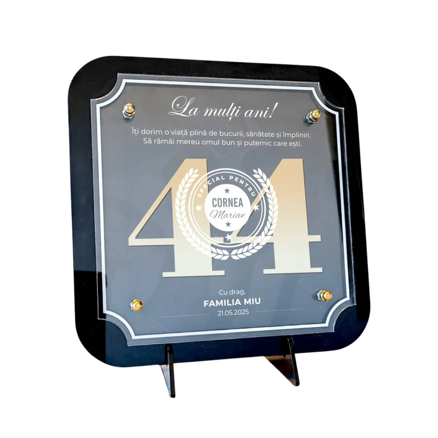 Placheta personalizata – La multi ani