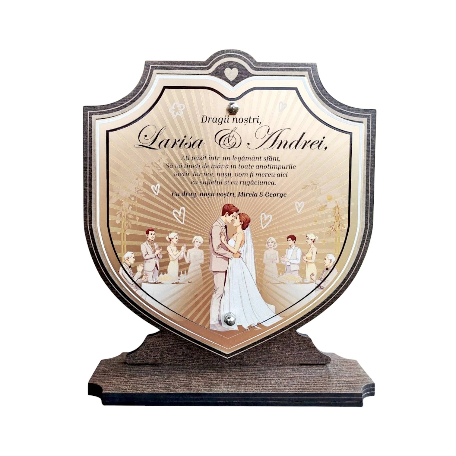 Trofeu Personalizat – Prietenie Eterna pentru Fini